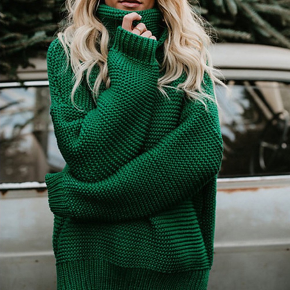 Chunky Knit Turtleneck